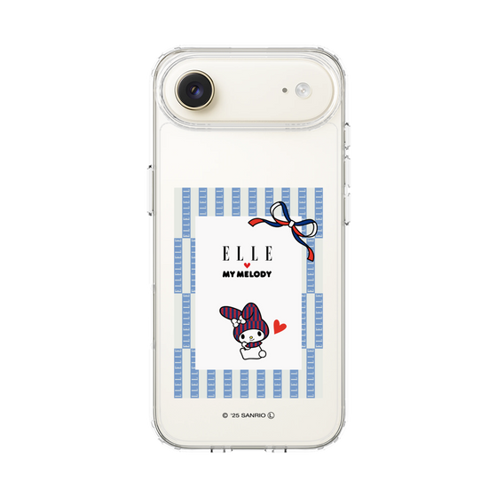 スリムプロテクションケース［ ELLE×マイメロディ＆クロミ - トリコロールカラーグラフィック7 ］
