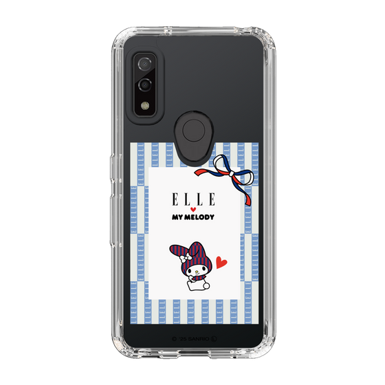 スリムプロテクションケース［ ELLE×マイメロディ＆クロミ - トリコロールカラーグラフィック7 ］