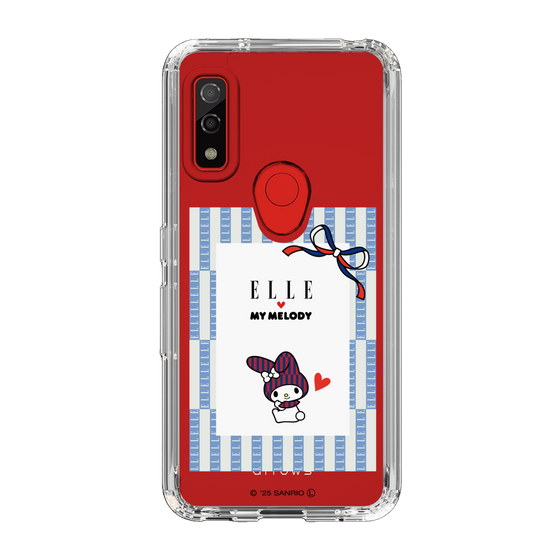 スリムプロテクションケース［ ELLE×マイメロディ＆クロミ - トリコロールカラーグラフィック7 ］