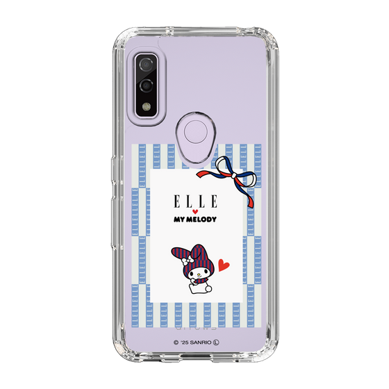 スリムプロテクションケース［ ELLE×マイメロディ＆クロミ - トリコロールカラーグラフィック7 ］