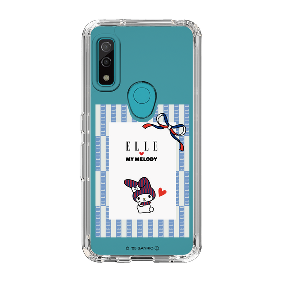 スリムプロテクションケース［ ELLE×マイメロディ＆クロミ - トリコロールカラーグラフィック7 ］