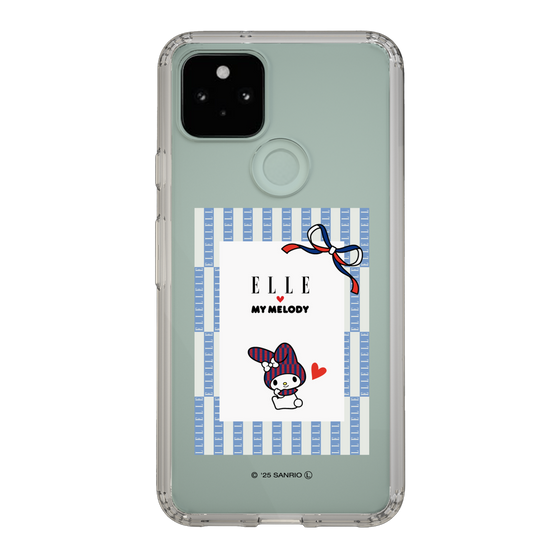 スリムプロテクションケース［ ELLE×マイメロディ＆クロミ - トリコロールカラーグラフィック7 ］