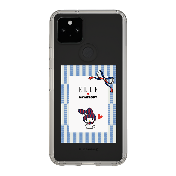 スリムプロテクションケース［ ELLE×マイメロディ＆クロミ - トリコロールカラーグラフィック7 ］