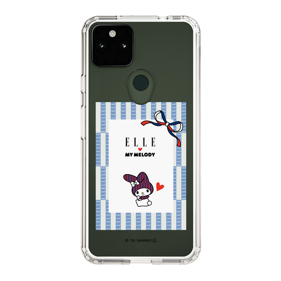 スリムプロテクションケース［ ELLE×マイメロディ＆クロミ - トリコロールカラーグラフィック7 ］