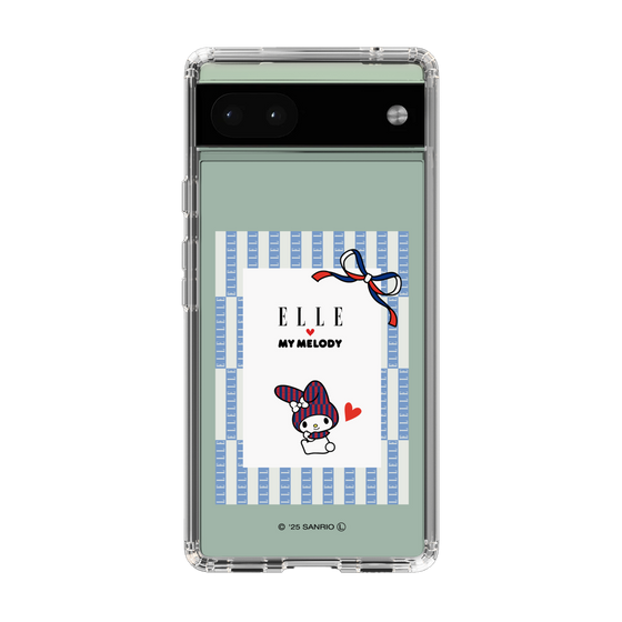 スリムプロテクションケース［ ELLE×マイメロディ＆クロミ - トリコロールカラーグラフィック7 ］