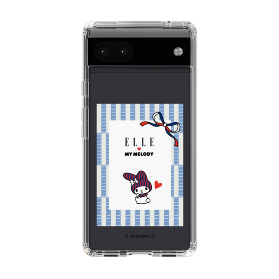 スリムプロテクションケース［ ELLE×マイメロディ＆クロミ - トリコロールカラーグラフィック7 ］