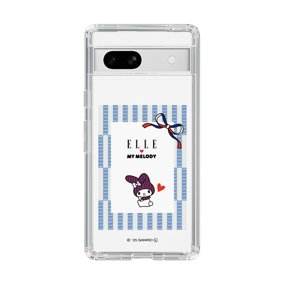 スリムプロテクションケース［ ELLE×マイメロディ＆クロミ - トリコロールカラーグラフィック7 ］