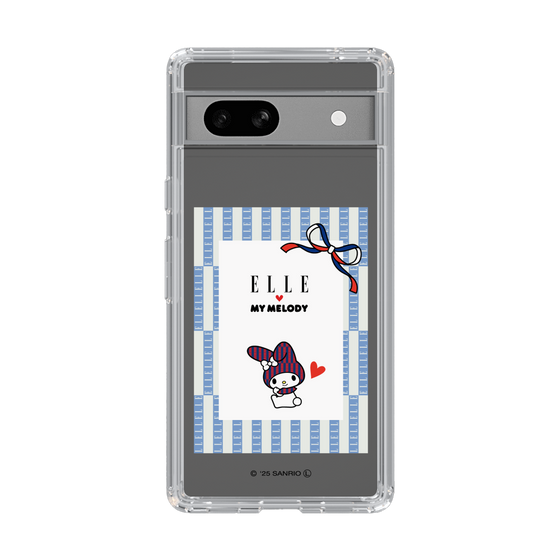 スリムプロテクションケース［ ELLE×マイメロディ＆クロミ - トリコロールカラーグラフィック7 ］