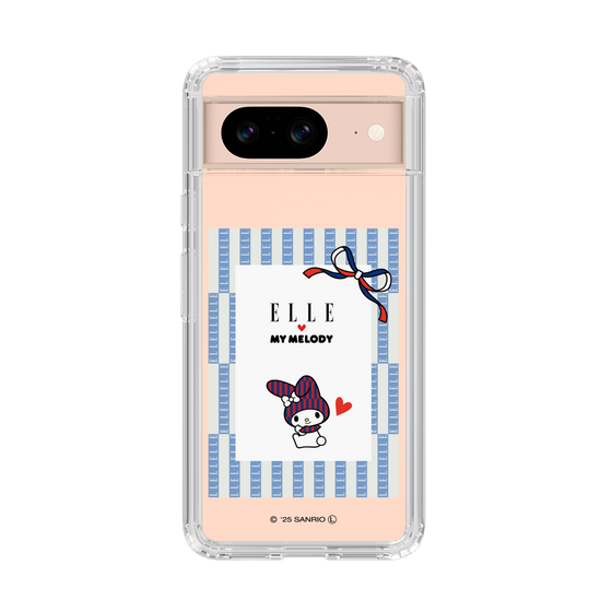 スリムプロテクションケース［ ELLE×マイメロディ＆クロミ - トリコロールカラーグラフィック7 ］