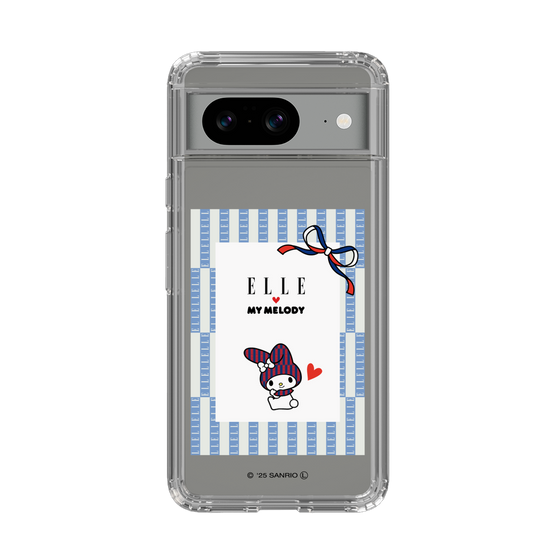スリムプロテクションケース［ ELLE×マイメロディ＆クロミ - トリコロールカラーグラフィック7 ］