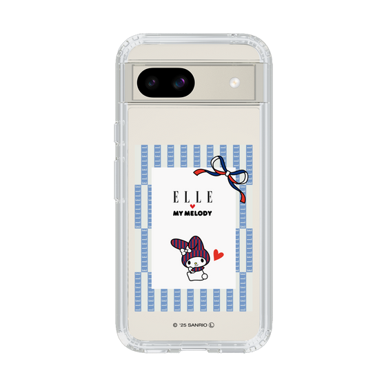 スリムプロテクションケース［ ELLE×マイメロディ＆クロミ - トリコロールカラーグラフィック7 ］