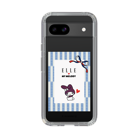 スリムプロテクションケース［ ELLE×マイメロディ＆クロミ - トリコロールカラーグラフィック7 ］