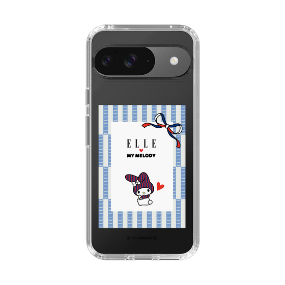 スリムプロテクションケース［ ELLE×マイメロディ＆クロミ - トリコロールカラーグラフィック7 ］
