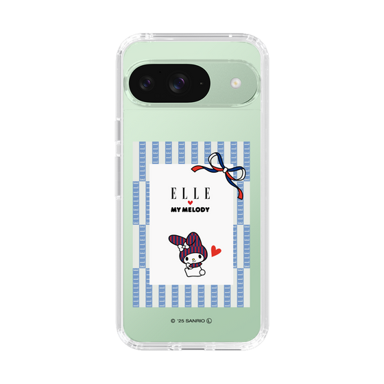 スリムプロテクションケース［ ELLE×マイメロディ＆クロミ - トリコロールカラーグラフィック7 ］