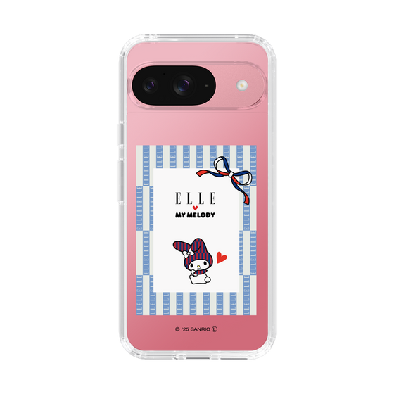 スリムプロテクションケース［ ELLE×マイメロディ＆クロミ - トリコロールカラーグラフィック7 ］