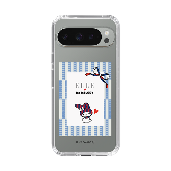 スリムプロテクションケース［ ELLE×マイメロディ＆クロミ - トリコロールカラーグラフィック7 ］