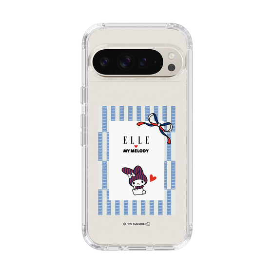 スリムプロテクションケース［ ELLE×マイメロディ＆クロミ - トリコロールカラーグラフィック7 ］