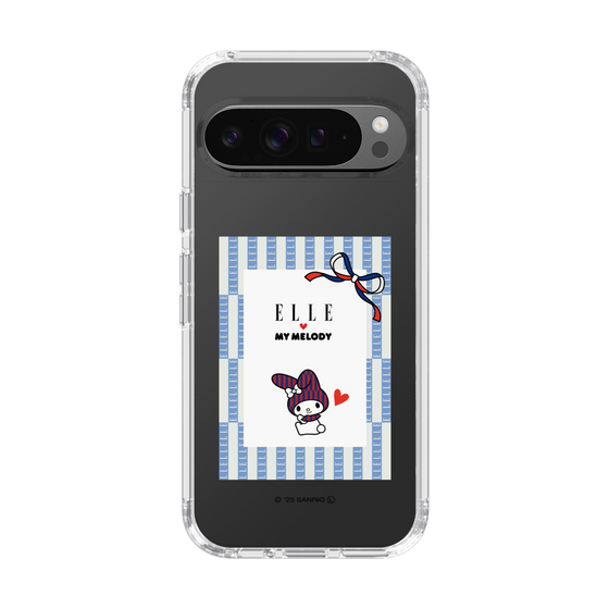 スリムプロテクションケース［ ELLE×マイメロディ＆クロミ - トリコロールカラーグラフィック7 ］