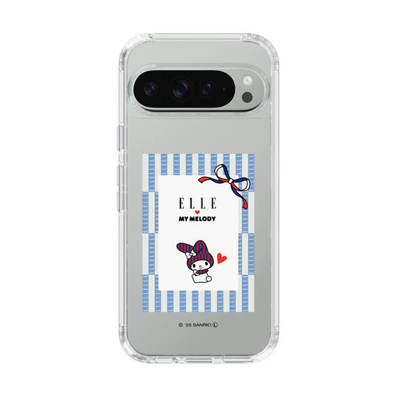 スリムプロテクションケース［ ELLE×マイメロディ＆クロミ - トリコロールカラーグラフィック7 ］