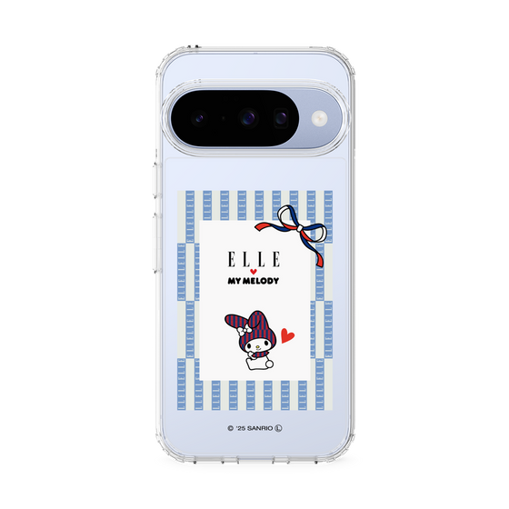 スリムプロテクションケース［ ELLE×マイメロディ＆クロミ - トリコロールカラーグラフィック7 ］