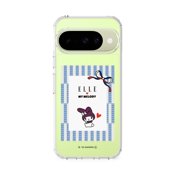 スリムプロテクションケース［ ELLE×マイメロディ＆クロミ - トリコロールカラーグラフィック7 ］