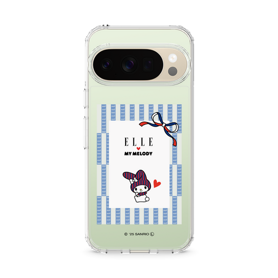 スリムプロテクションケース［ ELLE×マイメロディ＆クロミ - トリコロールカラーグラフィック7 ］