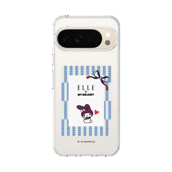 スリムプロテクションケース［ ELLE×マイメロディ＆クロミ - トリコロールカラーグラフィック7 ］