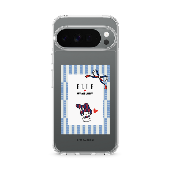 スリムプロテクションケース［ ELLE×マイメロディ＆クロミ - トリコロールカラーグラフィック7 ］