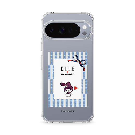 スリムプロテクションケース［ ELLE×マイメロディ＆クロミ - トリコロールカラーグラフィック7 ］