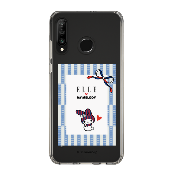 スリムプロテクションケース［ ELLE×マイメロディ＆クロミ - トリコロールカラーグラフィック7 ］