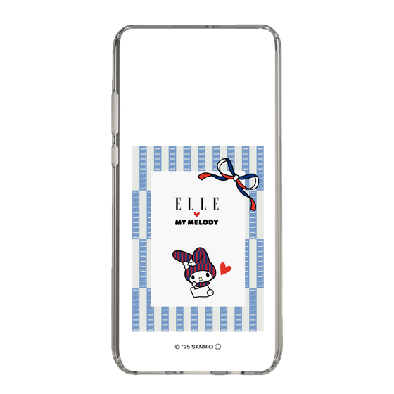 スリムプロテクションケース［ ELLE×マイメロディ＆クロミ - トリコロールカラーグラフィック7 ］