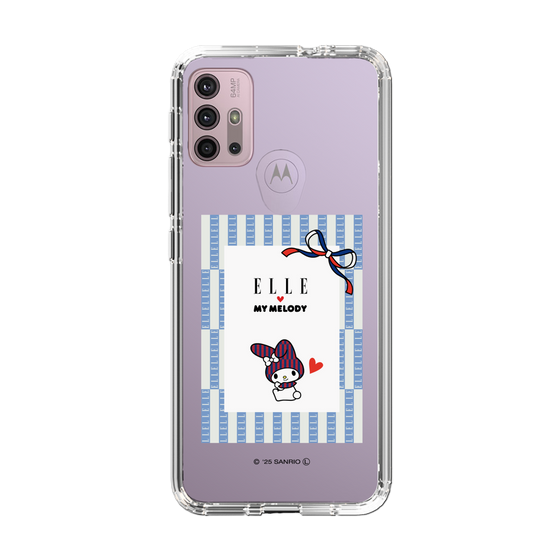 スリムプロテクションケース［ ELLE×マイメロディ＆クロミ - トリコロールカラーグラフィック7 ］