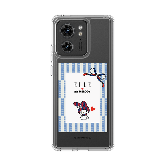 スリムプロテクションケース［ ELLE×マイメロディ＆クロミ - トリコロールカラーグラフィック7 ］