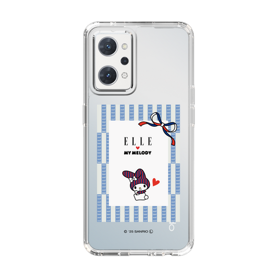 スリムプロテクションケース［ ELLE×マイメロディ＆クロミ - トリコロールカラーグラフィック7 ］