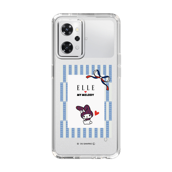 スリムプロテクションケース［ ELLE×マイメロディ＆クロミ - トリコロールカラーグラフィック7 ］