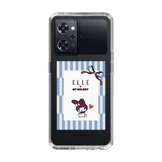 スリムプロテクションケース［ ELLE×マイメロディ＆クロミ - トリコロールカラーグラフィック7 ］
