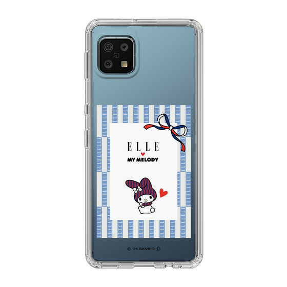 スリムプロテクションケース［ ELLE×マイメロディ＆クロミ - トリコロールカラーグラフィック7 ］
