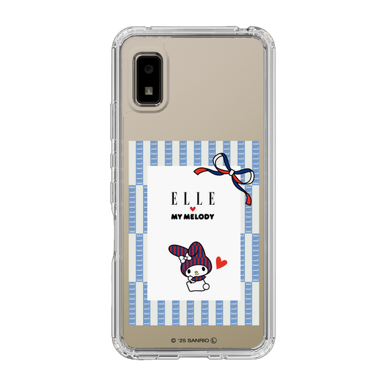 スリムプロテクションケース［ ELLE×マイメロディ＆クロミ - トリコロールカラーグラフィック7 ］