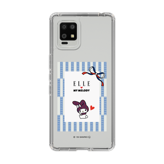 スリムプロテクションケース［ ELLE×マイメロディ＆クロミ - トリコロールカラーグラフィック7 ］