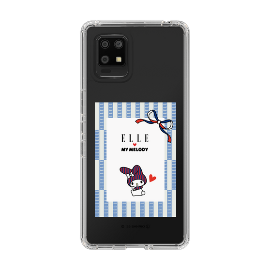 スリムプロテクションケース［ ELLE×マイメロディ＆クロミ - トリコロールカラーグラフィック7 ］