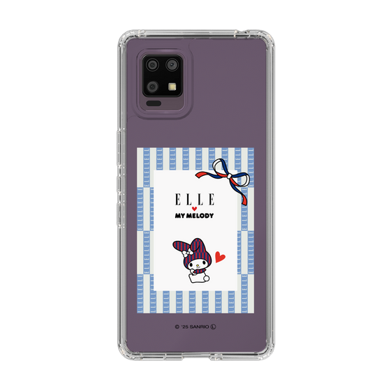 スリムプロテクションケース［ ELLE×マイメロディ＆クロミ - トリコロールカラーグラフィック7 ］