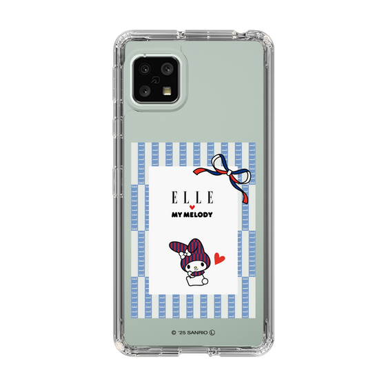 スリムプロテクションケース［ ELLE×マイメロディ＆クロミ - トリコロールカラーグラフィック7 ］