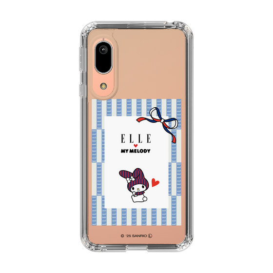 スリムプロテクションケース［ ELLE×マイメロディ＆クロミ - トリコロールカラーグラフィック7 ］