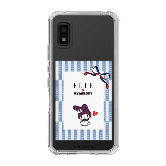 スリムプロテクションケース［ ELLE×マイメロディ＆クロミ - トリコロールカラーグラフィック7 ］