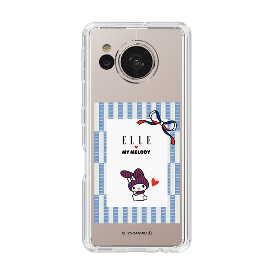 スリムプロテクションケース［ ELLE×マイメロディ＆クロミ - トリコロールカラーグラフィック7 ］