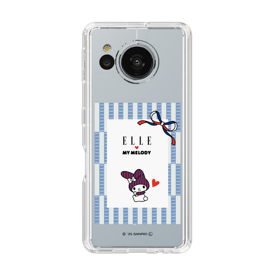 スリムプロテクションケース［ ELLE×マイメロディ＆クロミ - トリコロールカラーグラフィック7 ］