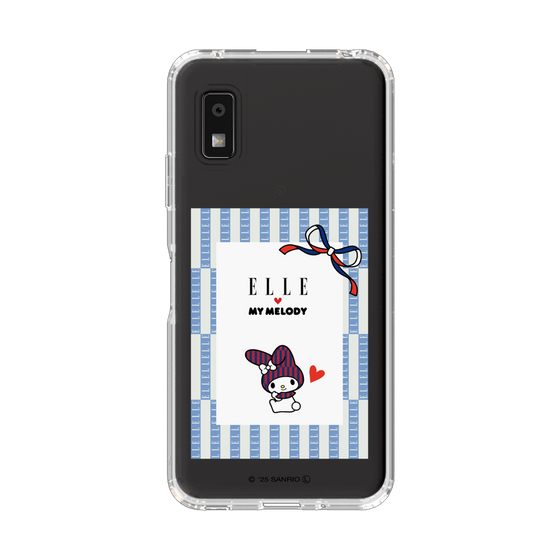 スリムプロテクションケース［ ELLE×マイメロディ＆クロミ - トリコロールカラーグラフィック7 ］