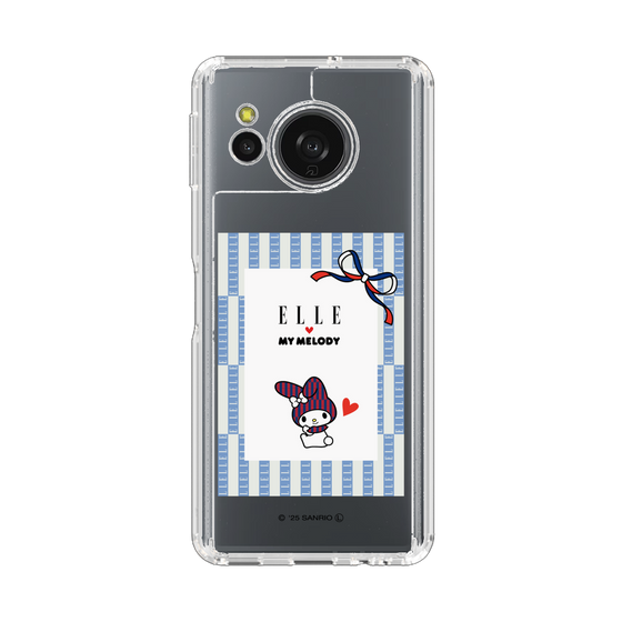 スリムプロテクションケース［ ELLE×マイメロディ＆クロミ - トリコロールカラーグラフィック7 ］