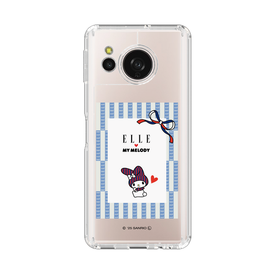スリムプロテクションケース［ ELLE×マイメロディ＆クロミ - トリコロールカラーグラフィック7 ］
