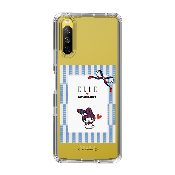 スリムプロテクションケース［ ELLE×マイメロディ＆クロミ - トリコロールカラーグラフィック7 ］